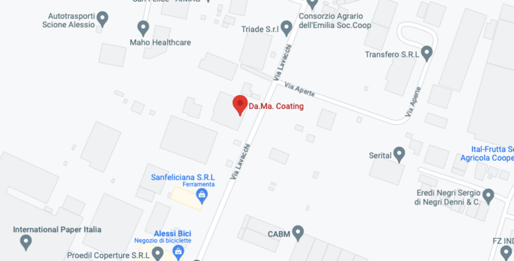 Dama coating - google maps San Felice sul panaro